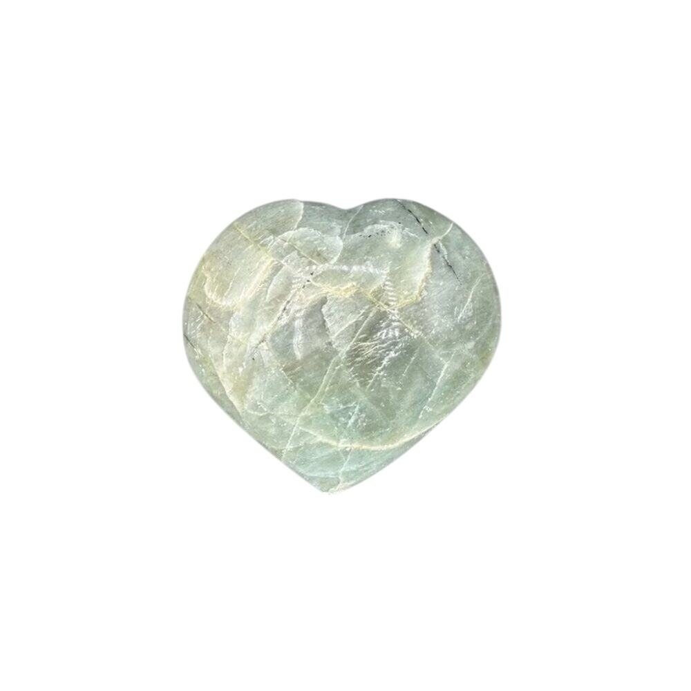 Green Moonstone Heart Crystal